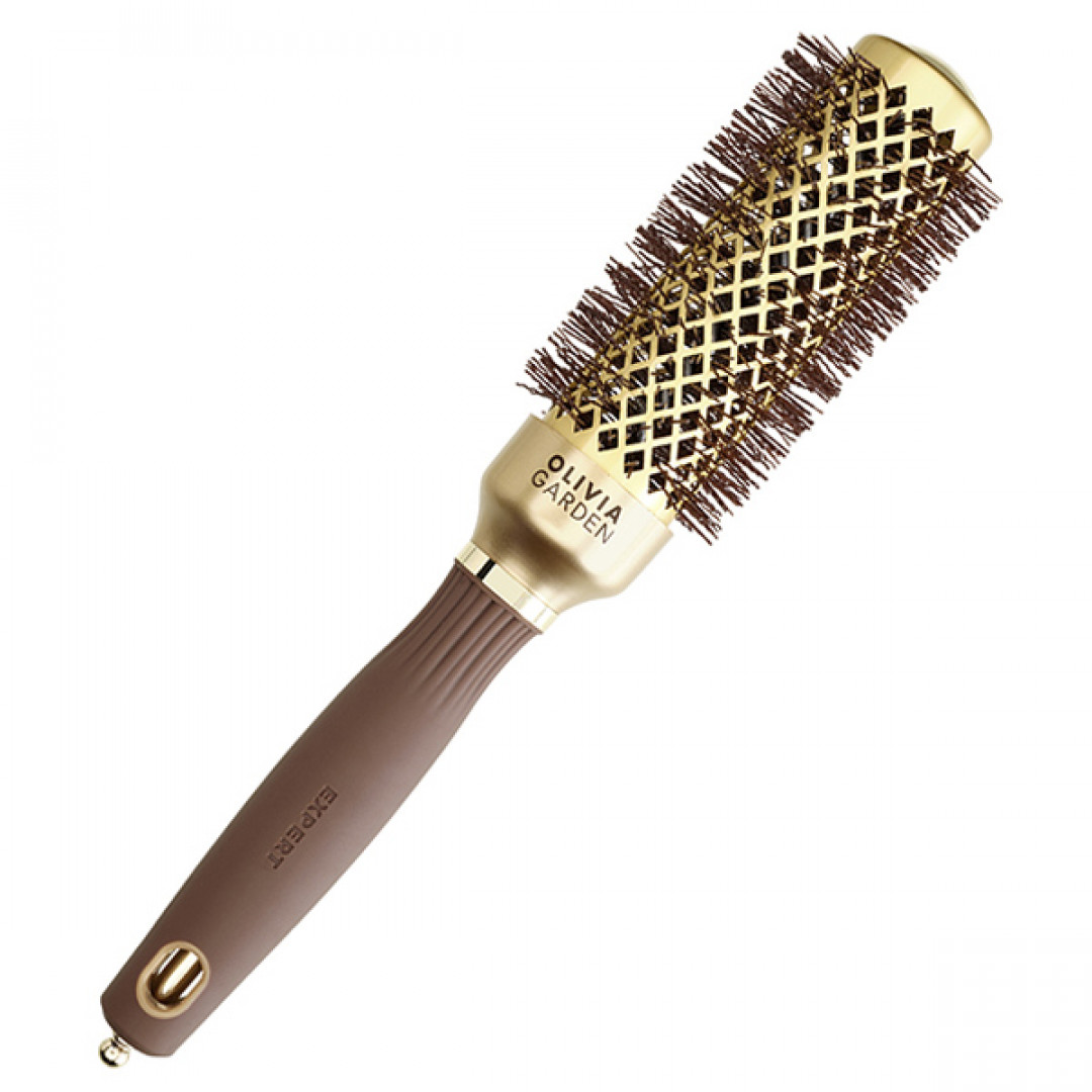 ТЕРМОБРАШИНГ EXPERT BLOWOUT SHINE WAVY BRISTLES GOLD&BROWN 35 ММ КОРИЧНЕВЫЙ